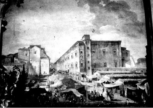 DIPINTO FIERA SAN GIORGIO GRAVINA IN PUGLIA ANNO1759