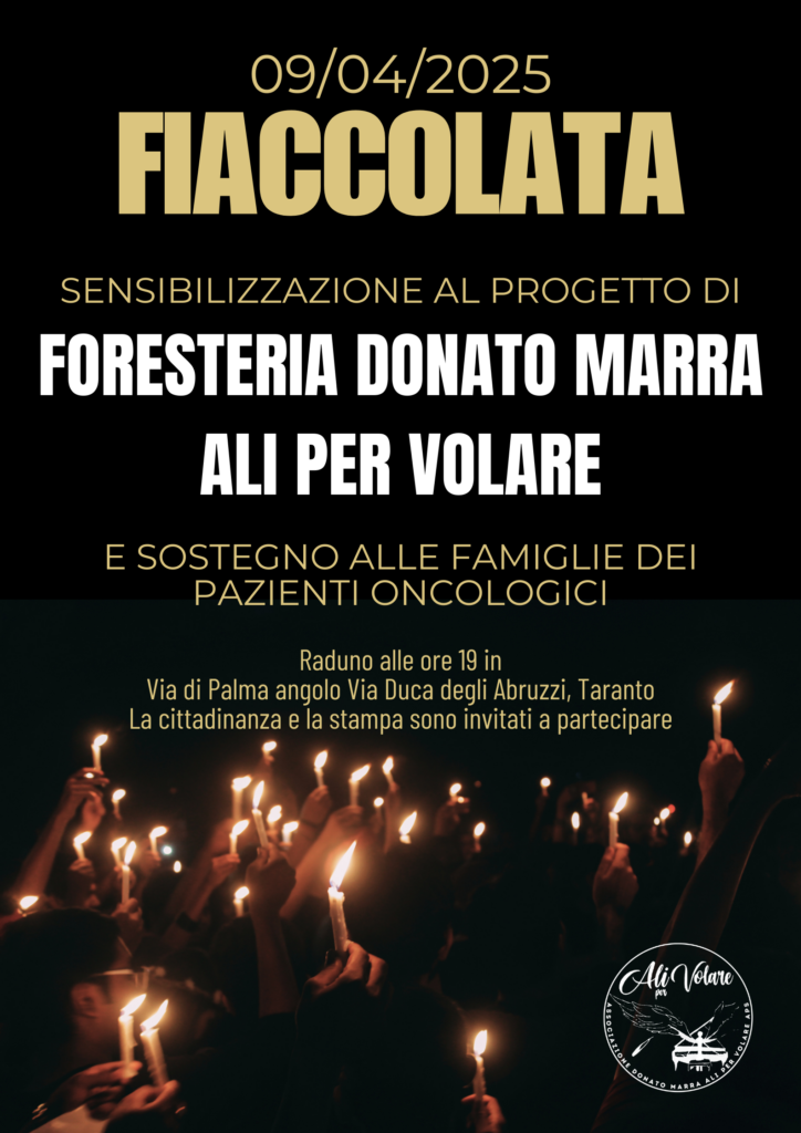 fiaccolata 9 aprile 2025