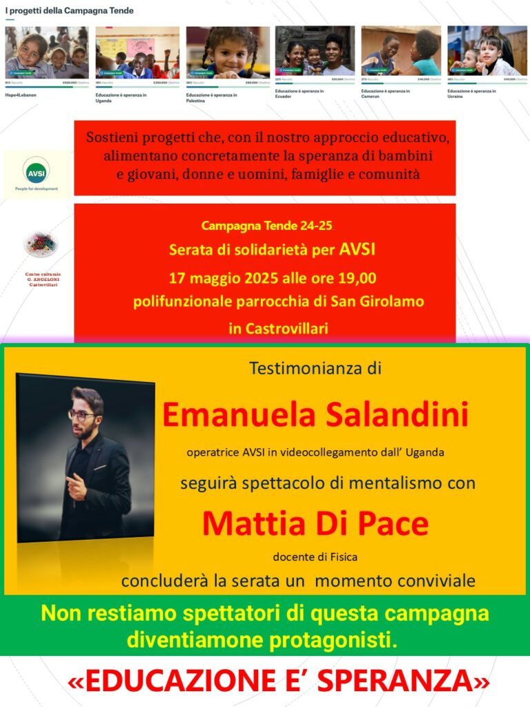 EDUCAZIONEèSPERANZAlocandinaTende2025castrovillari