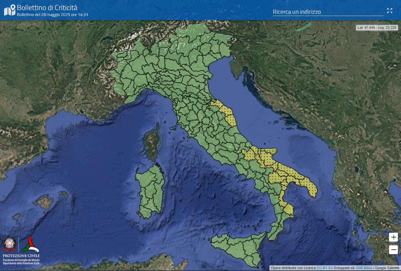 maltempo la puglia fra le regioni oggi in allerta per temporali protezione civile previsioni meteo da Noinotizie.it maltempo la puglia fra le regioni oggi in allerta per temporali protezione civile previsioni meteo