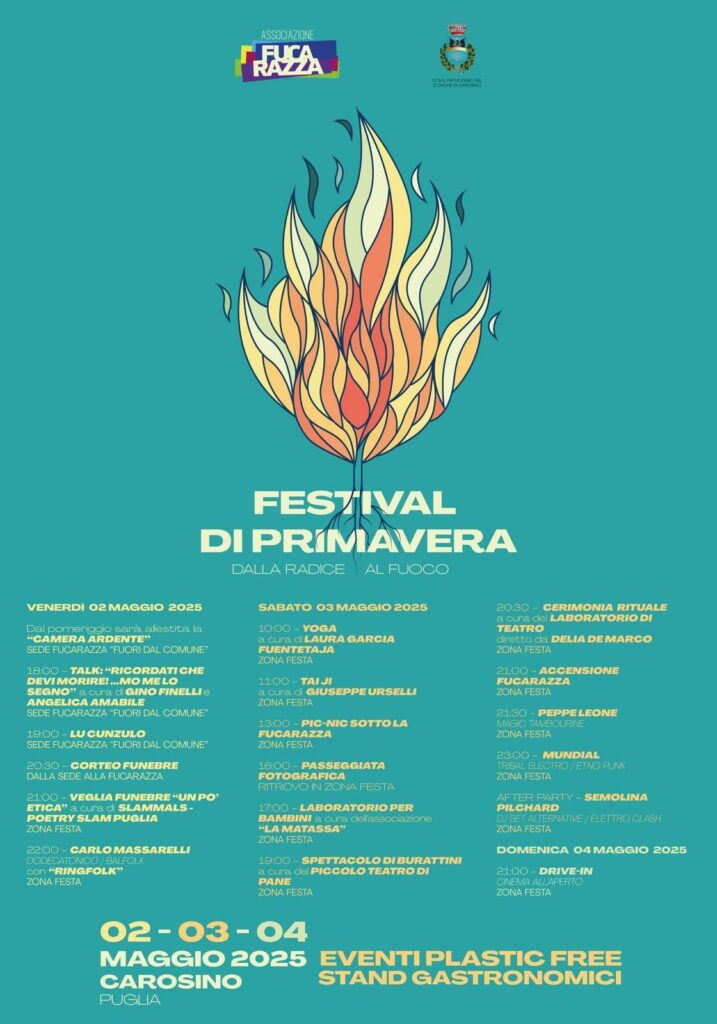 Prgramma Locandina Festical Primavera 2025 Fucarazza