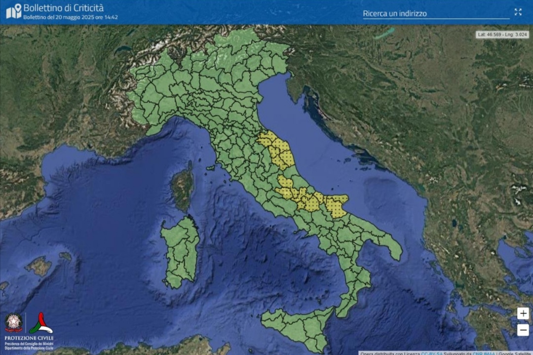 Maltempo: zone del foggiano tra quelle oggi in allerta per temporali Protezione civile, previsioni meteo Maltempo: zone del foggiano tra quelle oggi in allerta per temporali Protezione civile, previsioni meteo