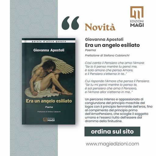 “Era un angelo esiliato” Libro “Era un angelo esiliato” Libro