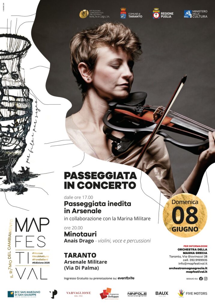 Passeggiata in concerto locandina domenica 8 giugno