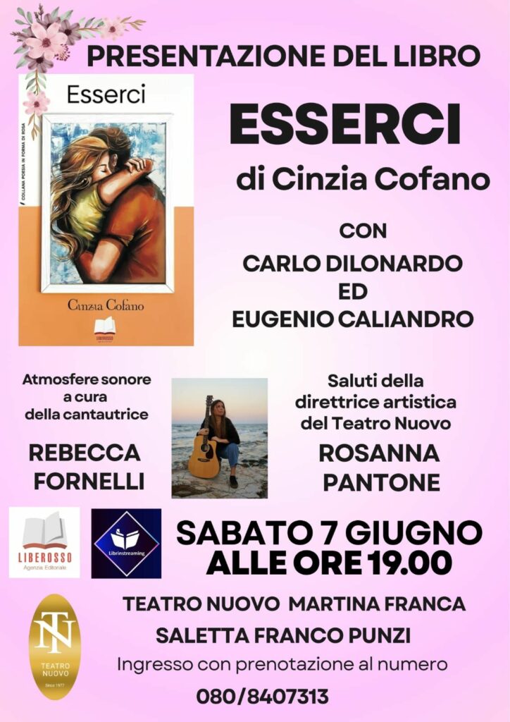 locandina libro Cinzia Cofano