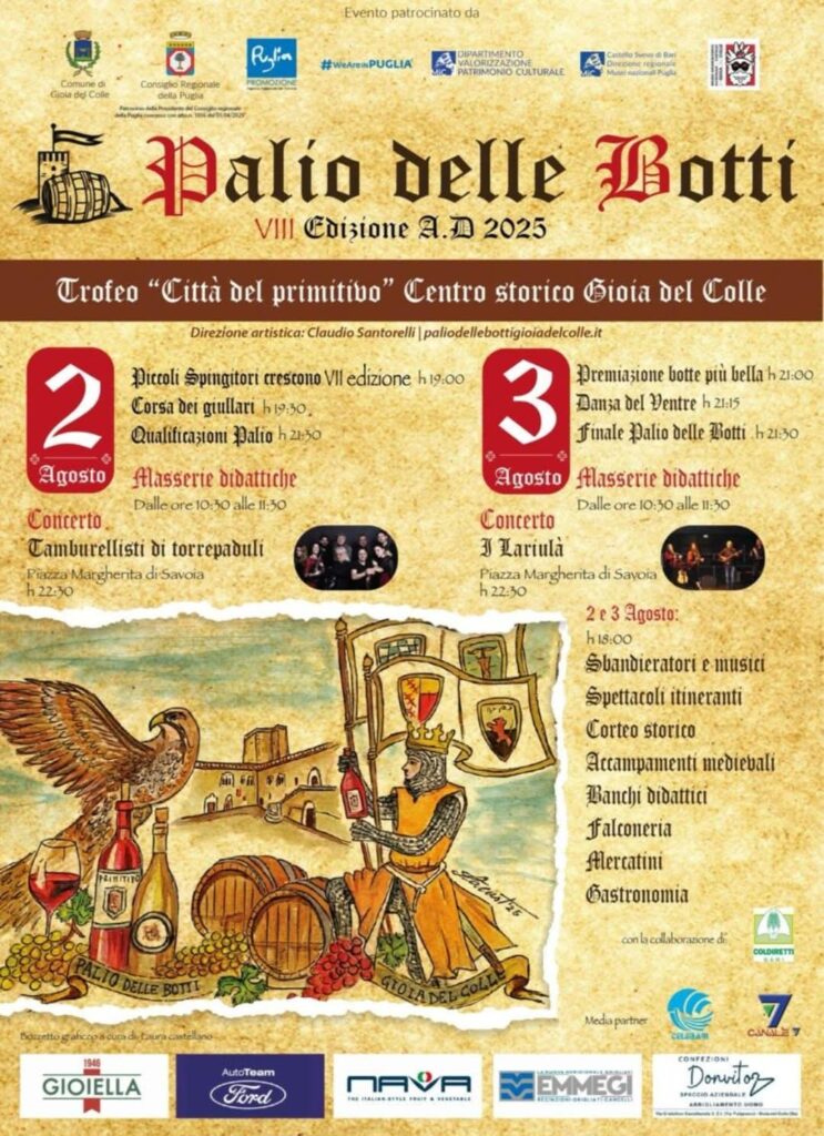 LOCANDINA PALIO DELLE BOTTI 2025