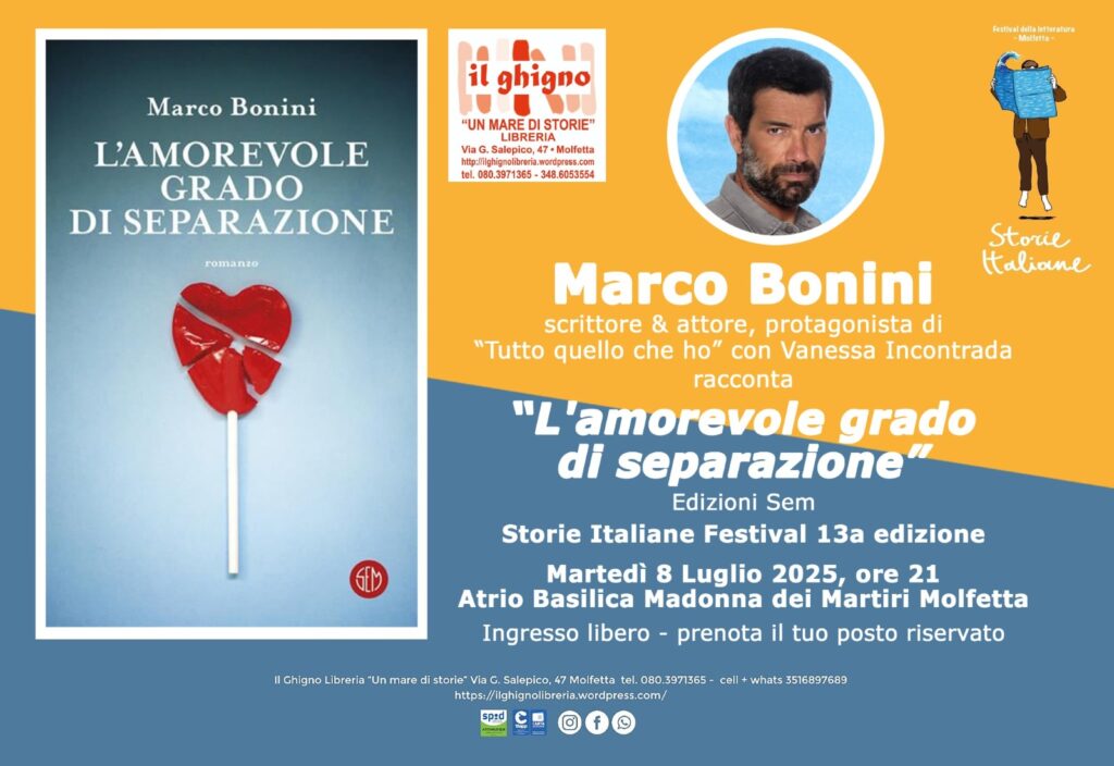 Marco Bonini Festival Storie Italiane Molfetta