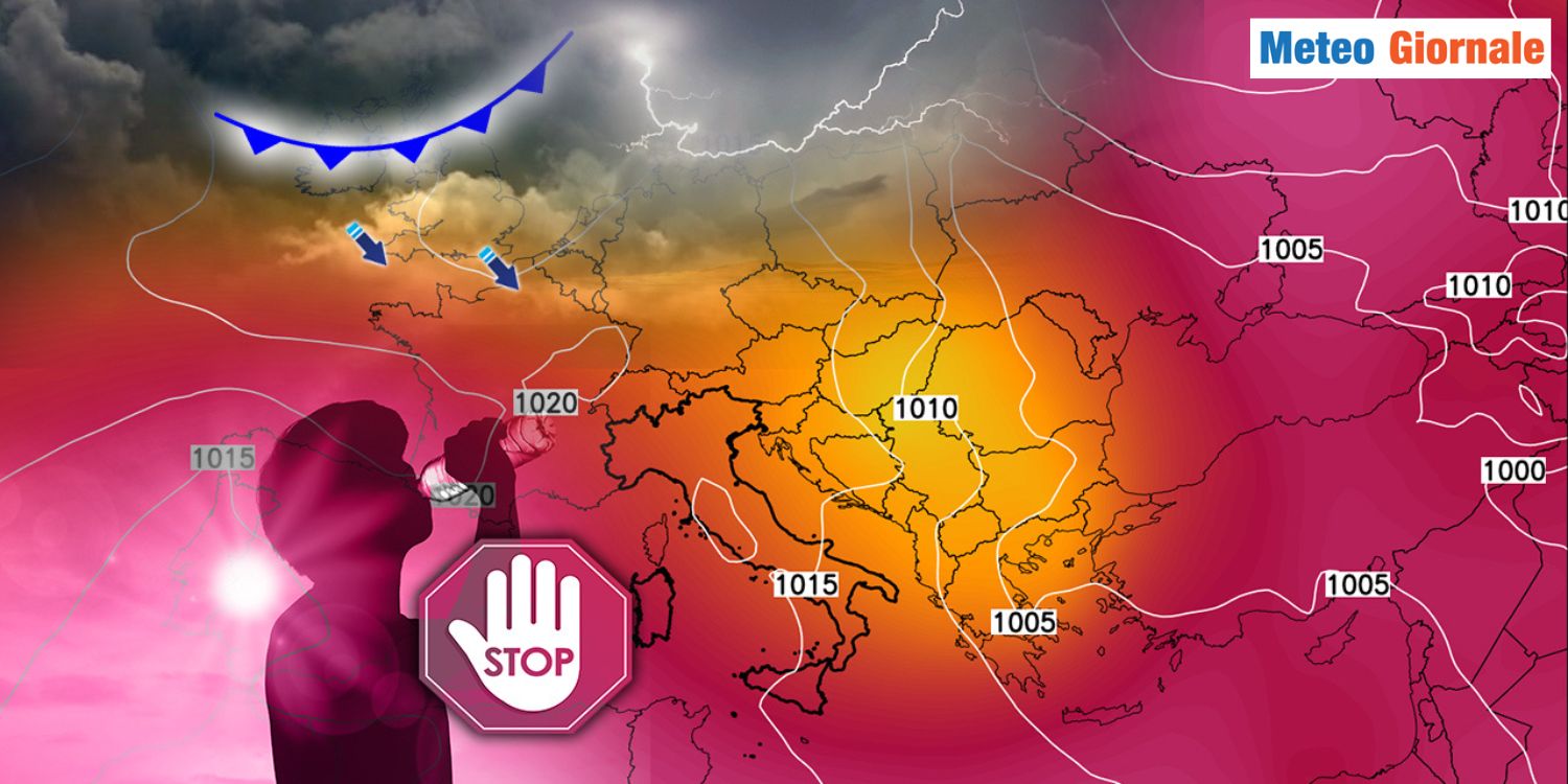 meteo previsioni fine settimana possibile netto calo delle temperature anche al sud sporadici temporali