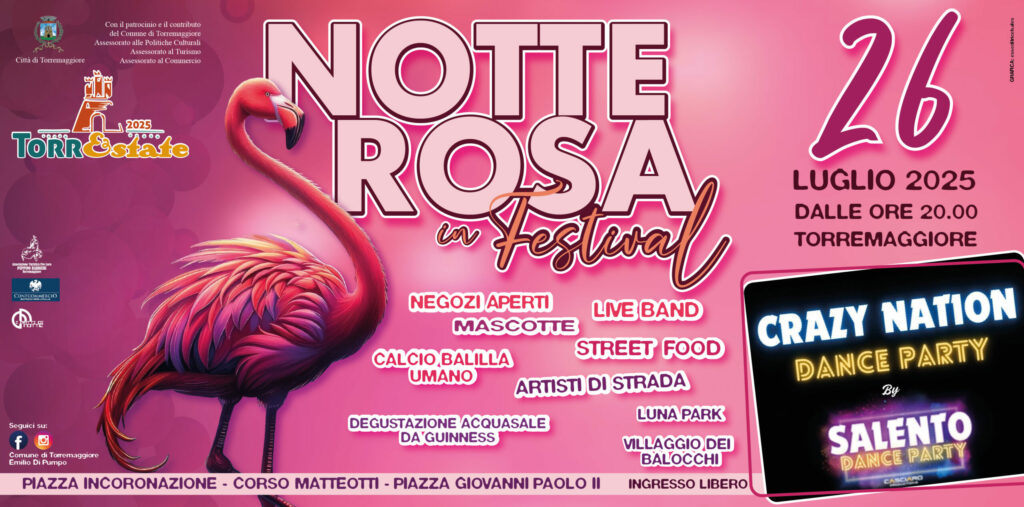 torremaggiore notte rosa in festival 2025
