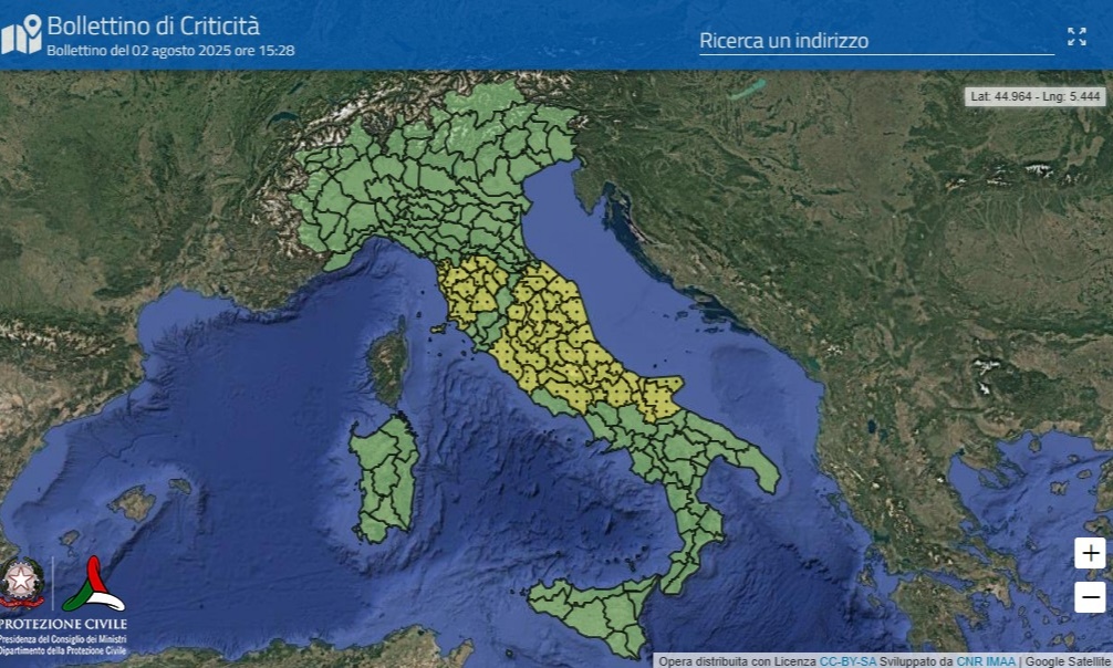 maltempo la puglia fra le regioni oggi in allerta per temporali codice giallo per il foggiano protezione civile previsioni meteo