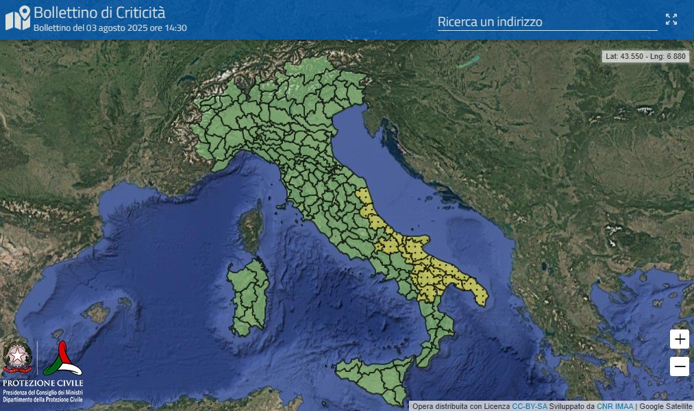 Maltempo: fra le regioni oggi in allerta la Puglia per temporali e grandinate Protezione civile, previsioni meteo Maltempo: fra le regioni oggi in allerta la Puglia per temporali e grandinate Protezione civile, previsioni meteo