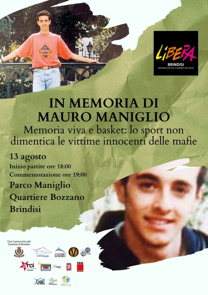 In memoria di Mauro Maniglio (13.08.2025, Brindisi)