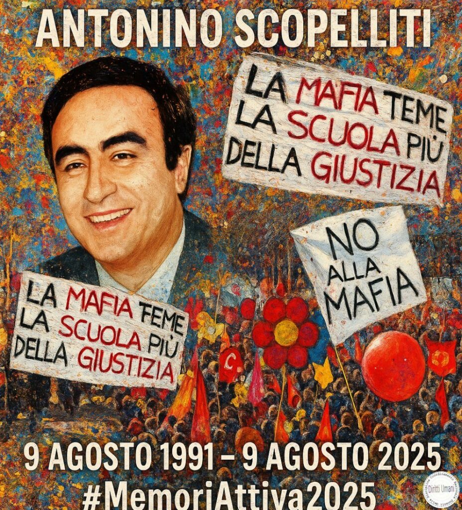 Locandina Commemorazione Antonino Scopelliti 2025