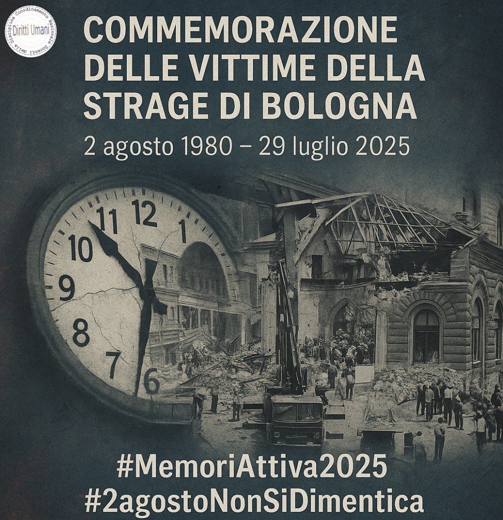 Strage fascista alla stazione di Bologna: commemorazione delle vittime Oggi Strage fascista alla stazione di Bologna: commemorazione delle vittime Oggi