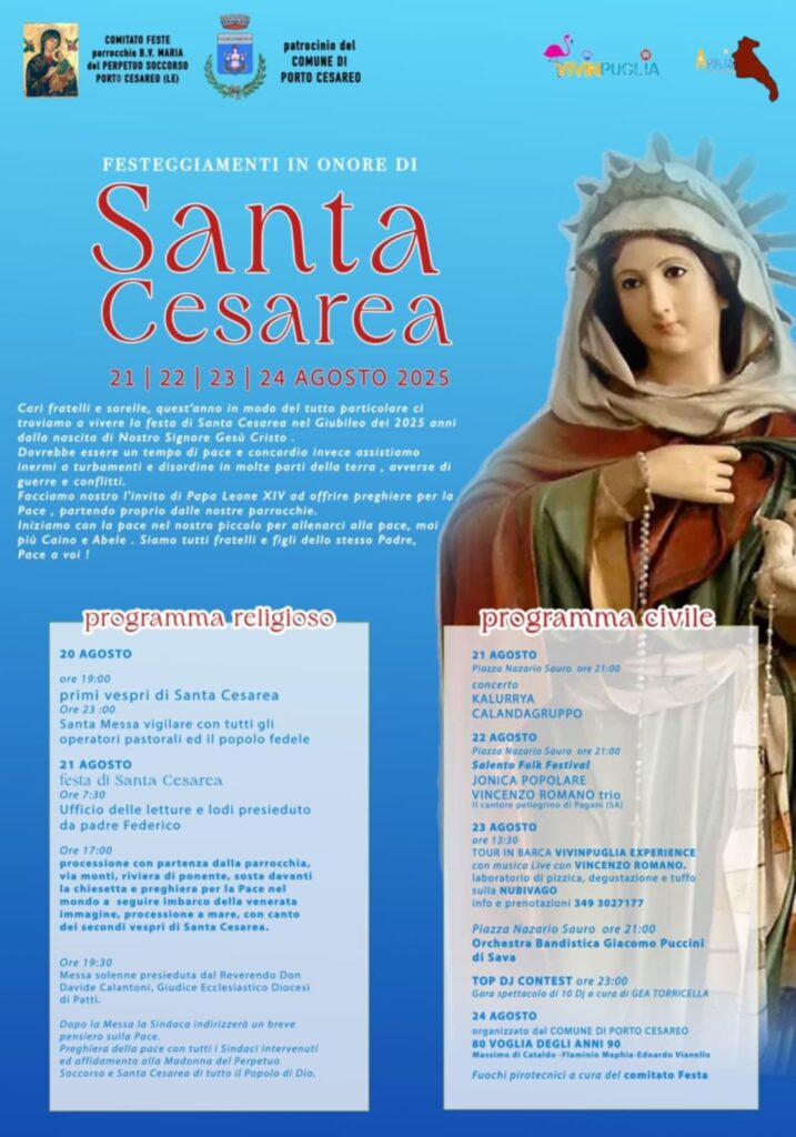 Santa Cesarea 2025 locandina