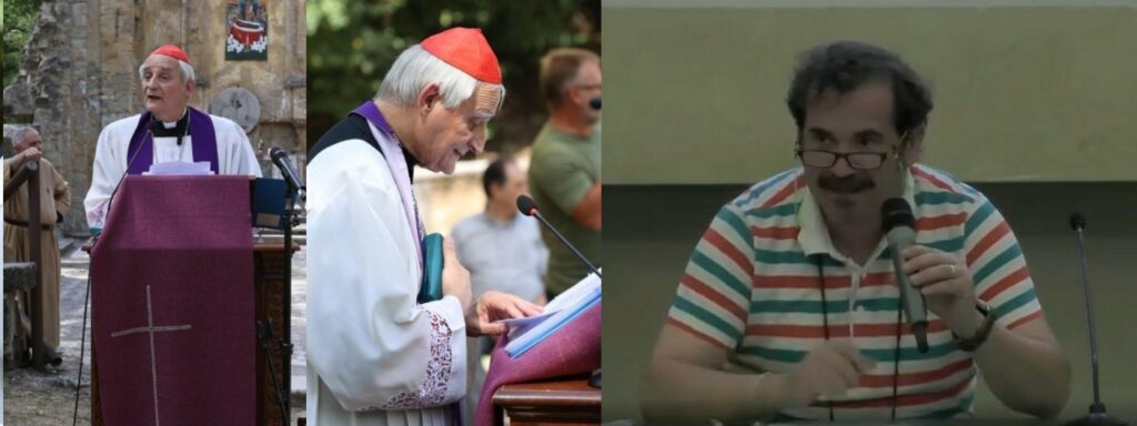 cardinale Zuppi e prof. Romano Pesavento