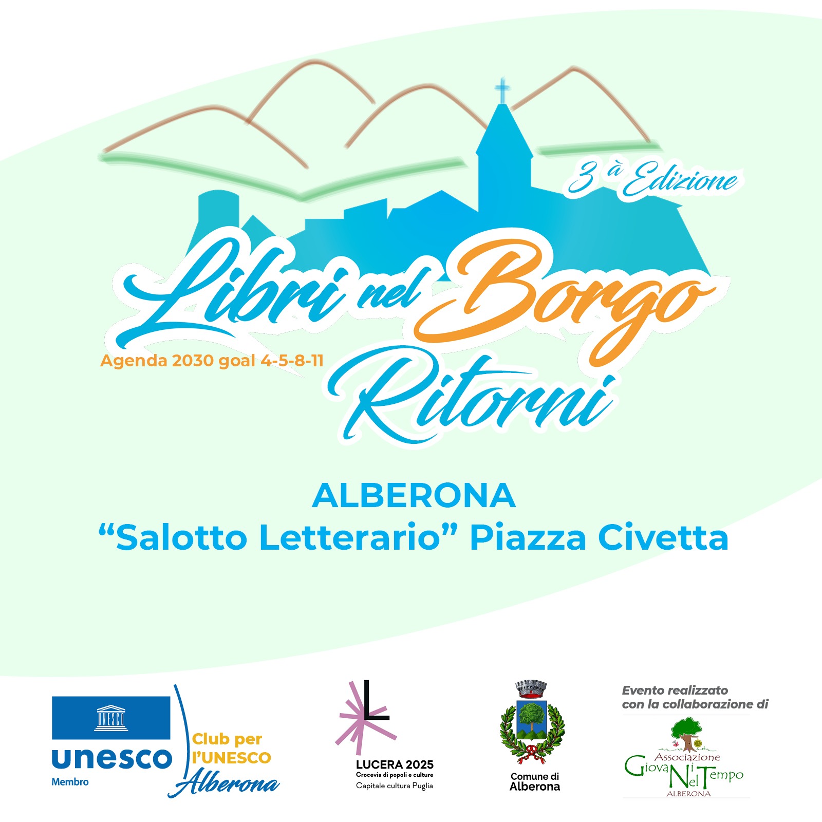 Alberona: da domani “Libri nel borgo” Fino a martedì Alberona: da domani “Libri nel borgo” Fino a martedì
