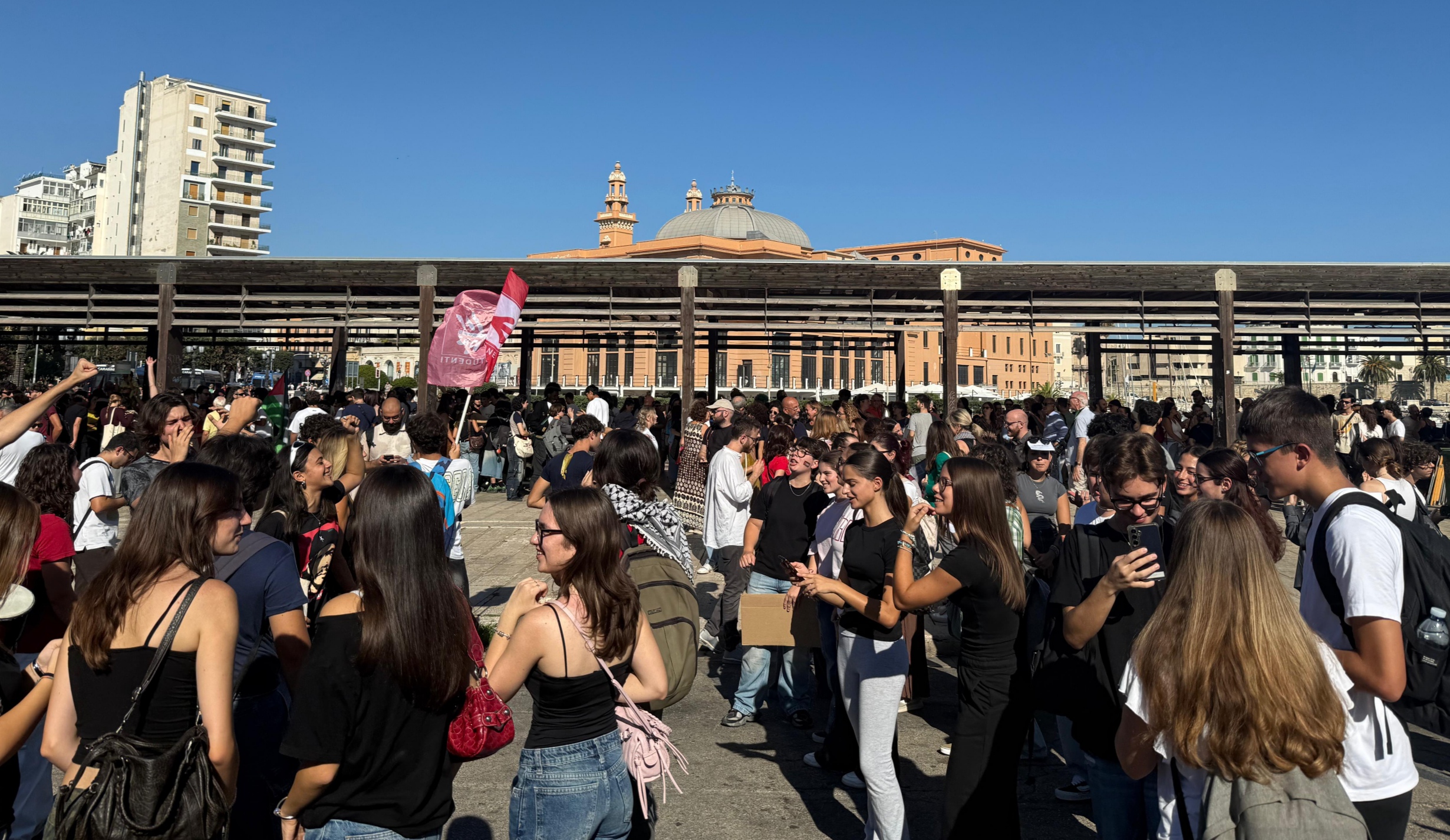 Bari: manifestazione per Gaza Sciopero e cortei in tutta Italia Bari: manifestazione per Gaza Sciopero e cortei in tutta Italia
