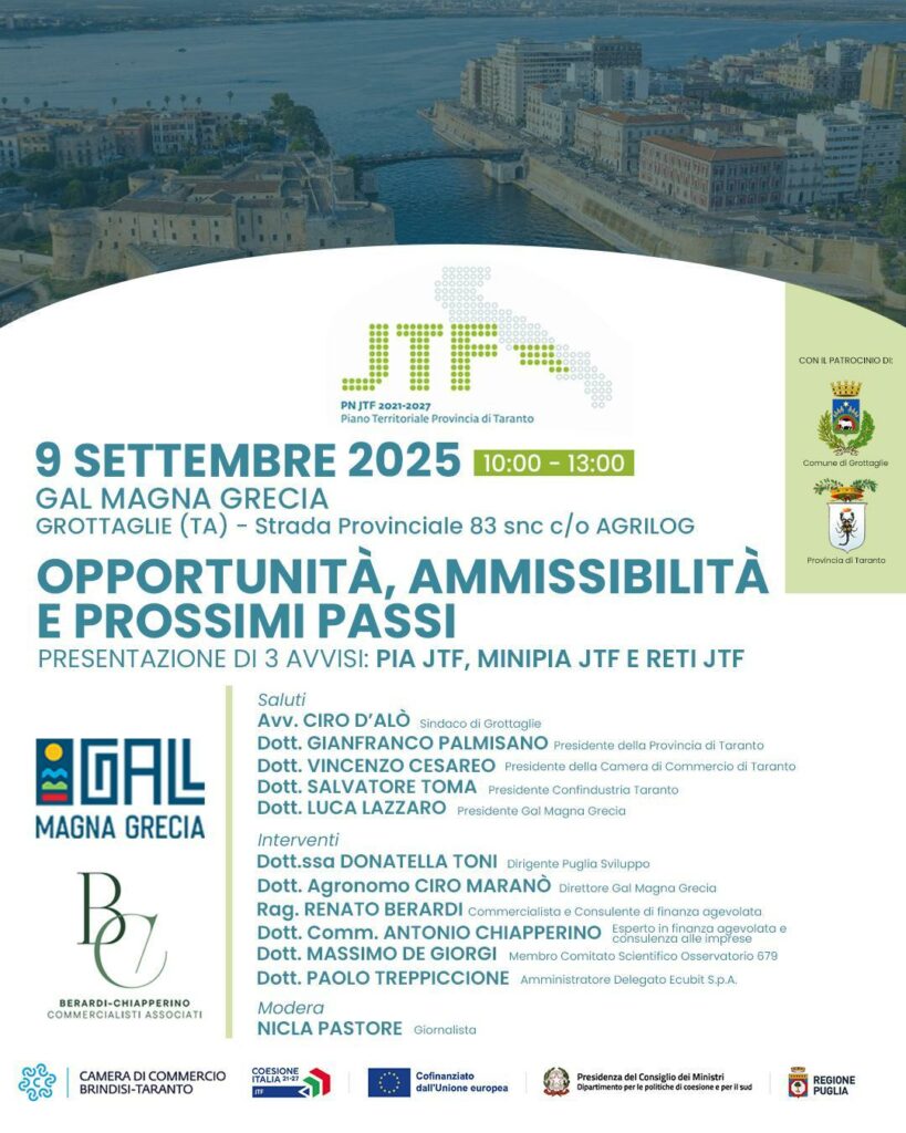 Locandina convegno JTF