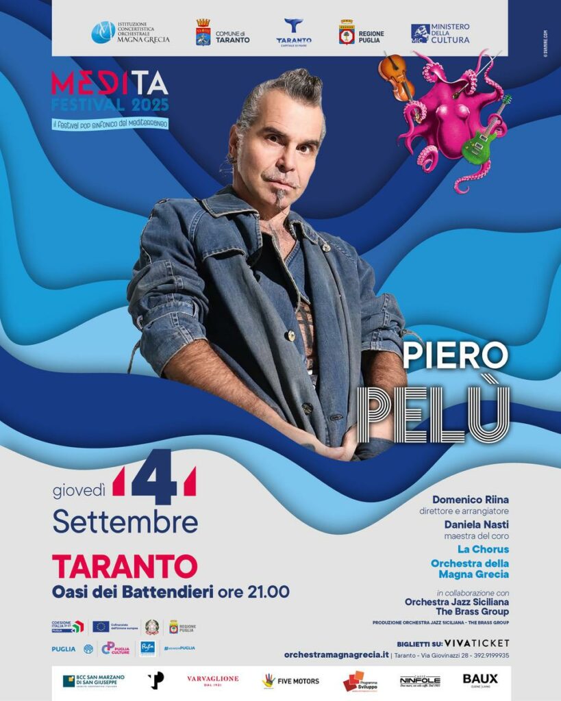 MEDITA Pelù locandina giovedì 4 settembre