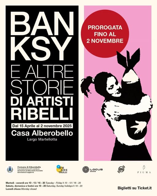 Mostra BANKSY prorogata al 2 novembre 2025