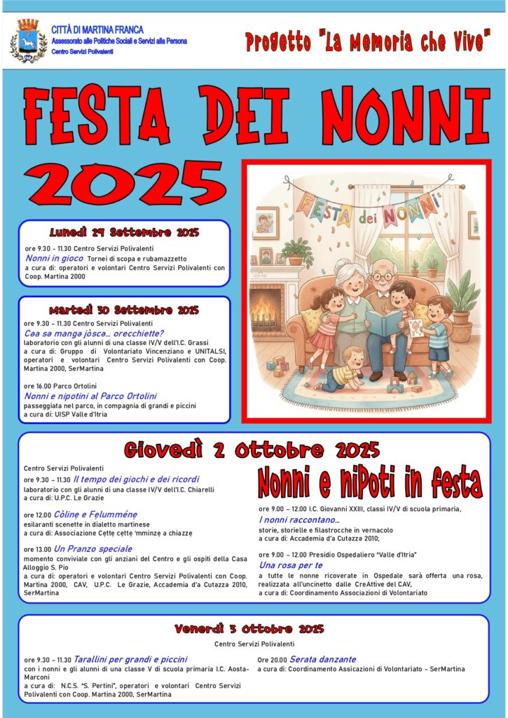 festa dei nonni 2025