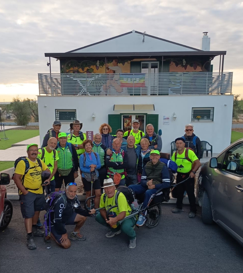 In cammino da Brescia lungo la via Francigena: accolti a Cerignola Terra Aut