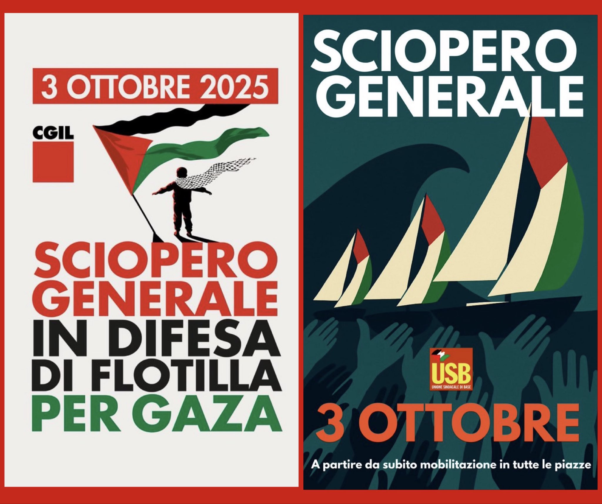 Sciopero generale dopo il blocco della Flotilla Indetto da Cgil e Usb. Tornato a casa l