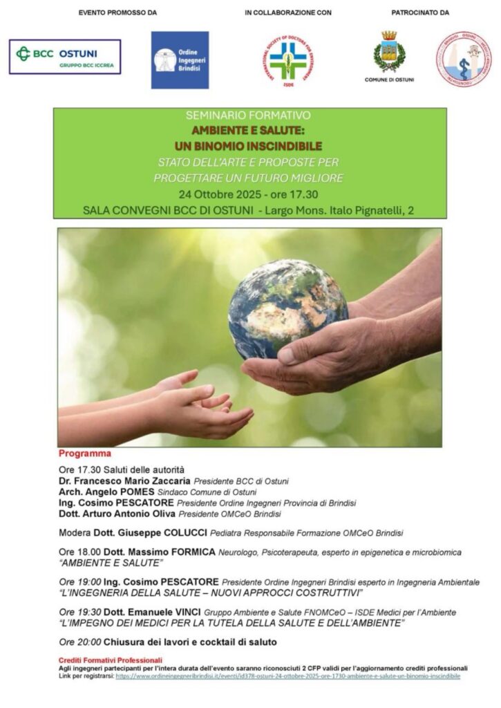 Locandina evento Ambiente e Salute