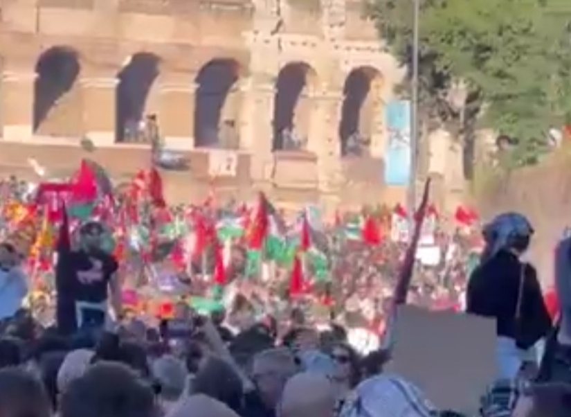 Vogliamo ancora denigrarli o vanno ascoltati? Manifestazione nazionale a Roma per Gaza: stimate fino a un milione di presenze