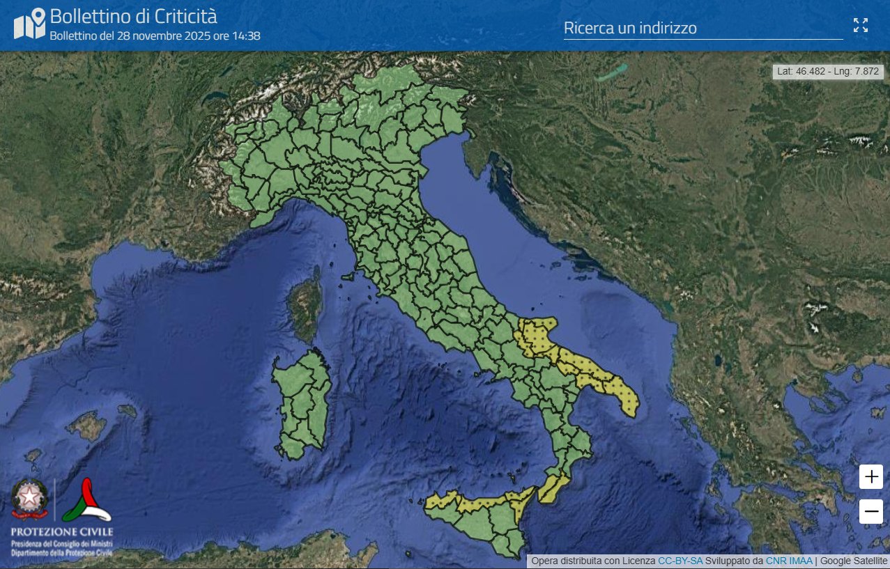 Maltempo: la Puglia fra le regioni oggi in allerta per temporali Protezione civile, previsioni meteo Maltempo: la Puglia fra le regioni oggi in allerta per temporali Protezione civile, previsioni meteo