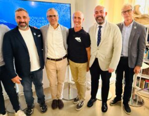 In foto Carmelo Fanizza, Marco Imperiale, Carlos Tercero, Bruno Díaz López e Vittorio Pollazzon