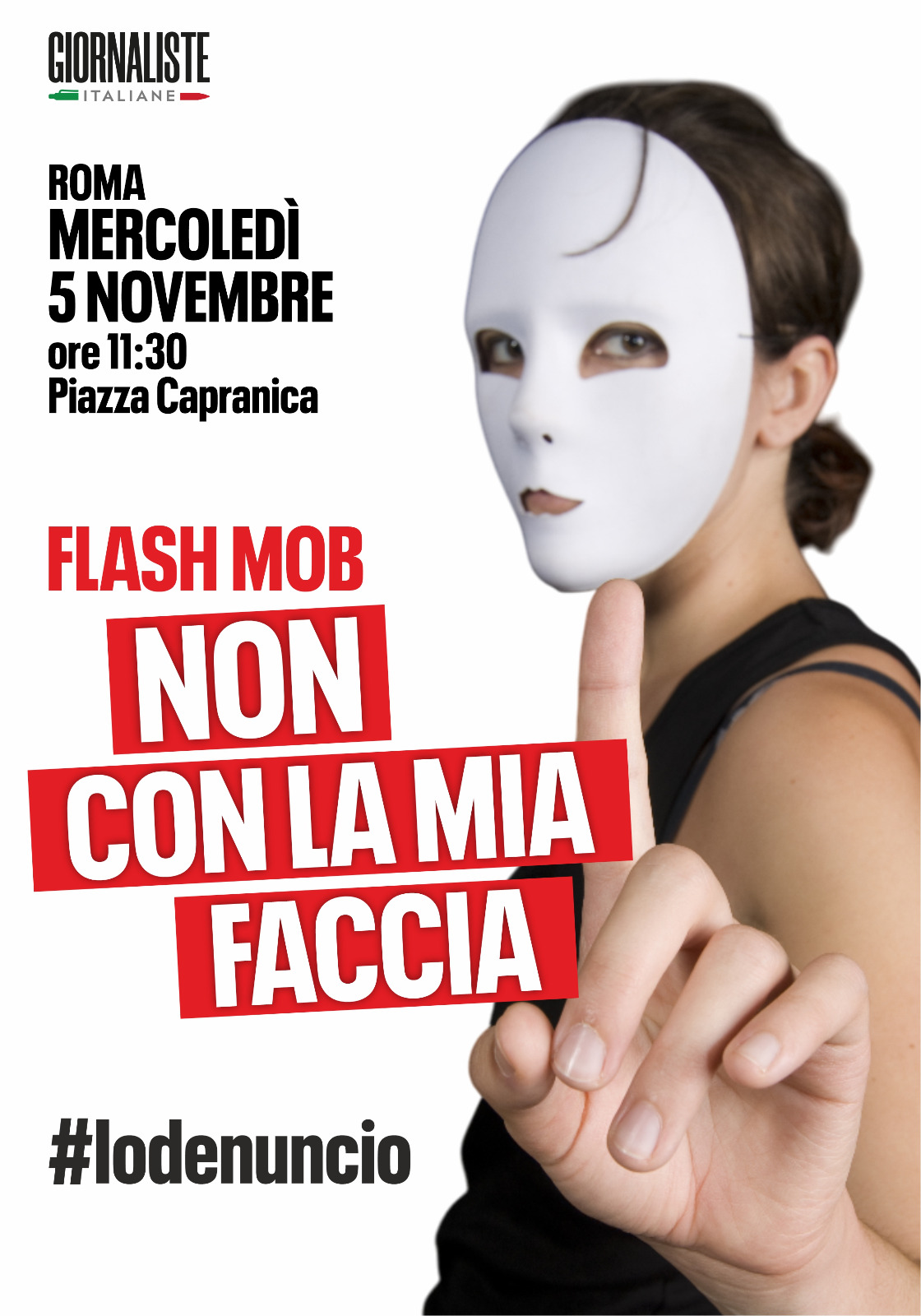 “Non con la mia faccia”, flash mob contro la diffusione di materiale pornografico usando l’intelligenza artificiale Giornaliste italiane