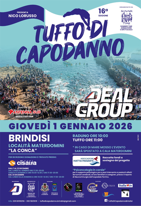 Locandina Tuffo di Capodanno 2026
