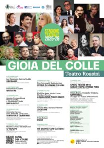 Stagione teatrale Gioia del Colle 25 26