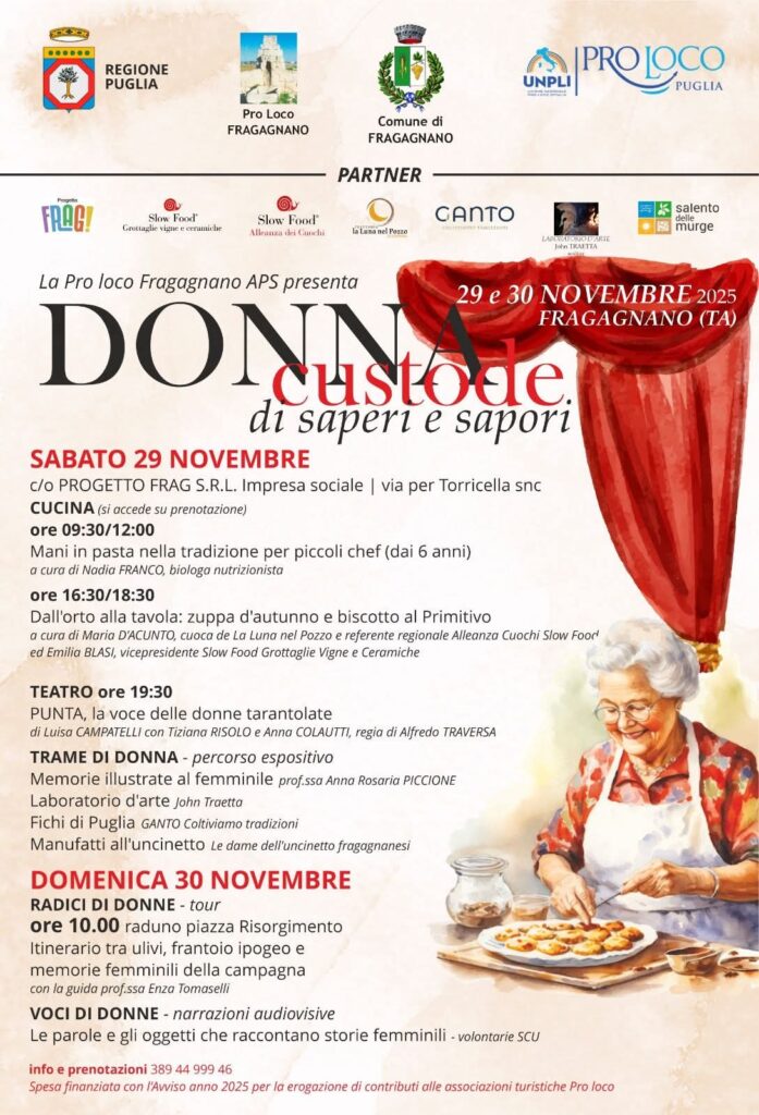 locandina Donna custode di saperi e di sapori