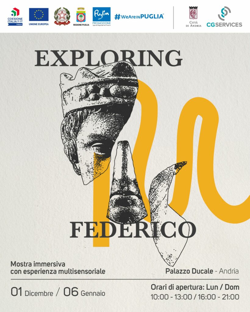 Loc. Exploring Federico, dal 1° dicembre 2025 al 6 gennaio 2026, Palazzo ducale Andria