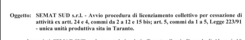 ex ilva azienda dell8217indotto avvio del licenziamento collettivo per 218 lavoratori semat sud l amaro commento di un dipendente tarantino il pacco di natale da Noinotizie.it ex ilva azienda dell8217indotto avvio del licenziamento collettivo per 218 lavoratori semat sud l amaro commento di un dipendente tarantino il pacco di natale