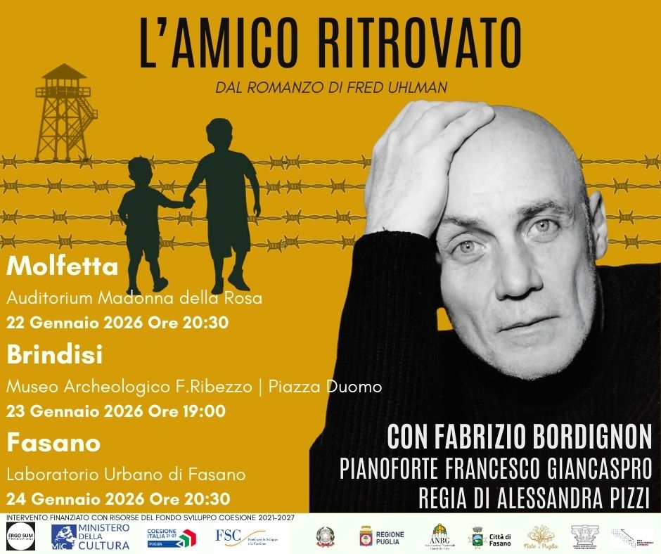 Molfetta, Brindisi e Fasano: “L’amico ritrovato” Da domani