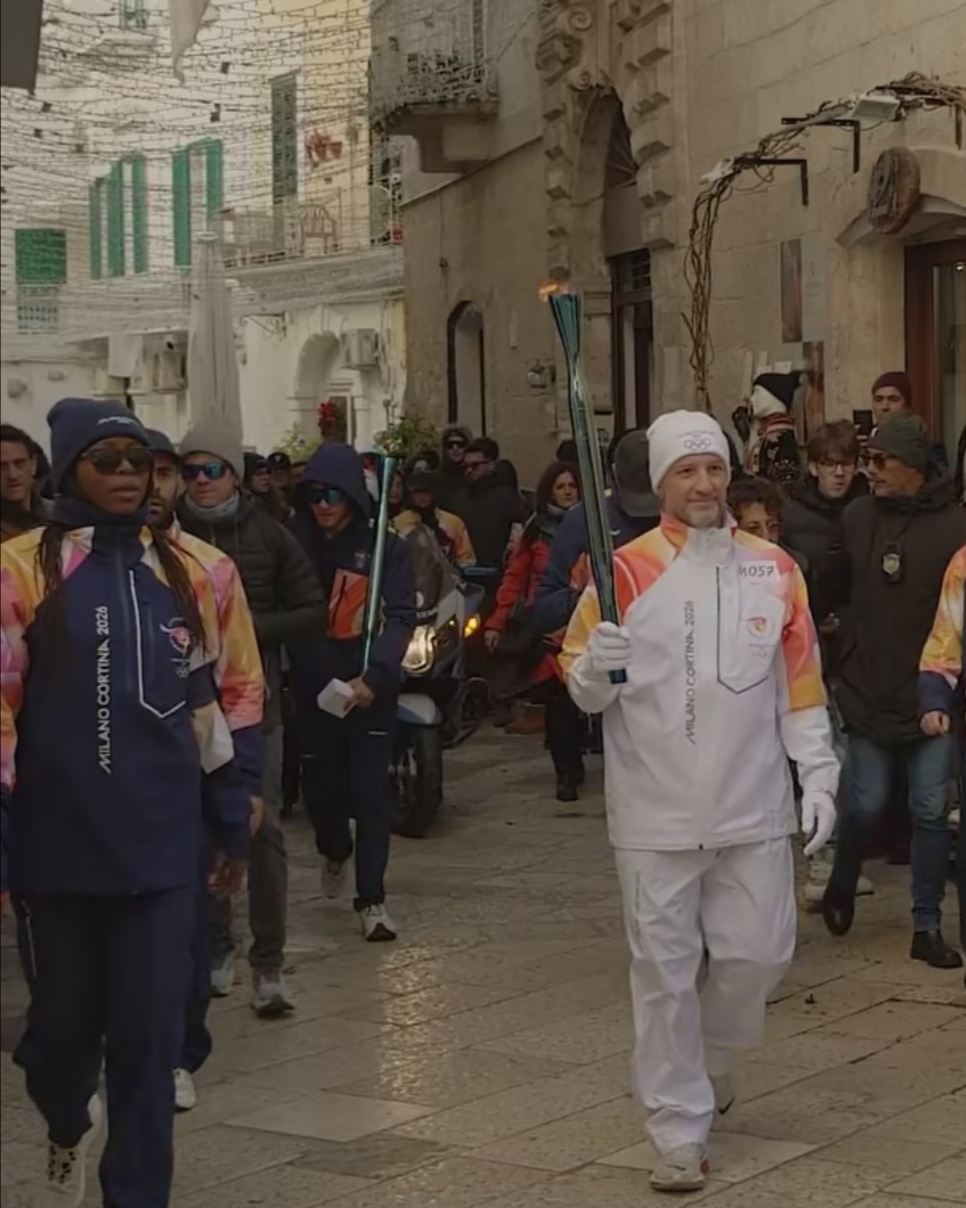 La fiaccola olimpica lascia la Puglia Fra le tappe di oggi Trani e Foggia