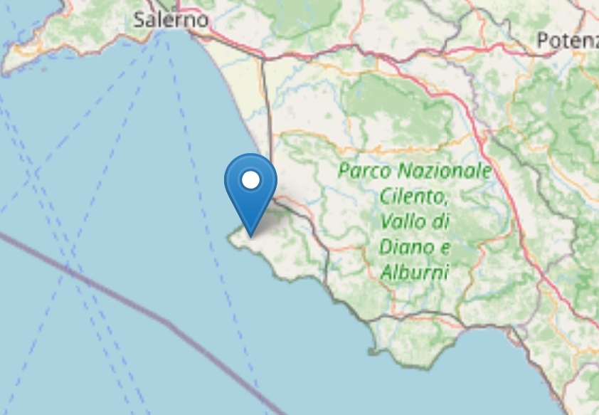 Terremoto di magnitudo 4,5 in Campania nella notte Zona del Cilento, epicentro a pochi chilometri dal paese in cui fu girato "Benvenuti al sud"