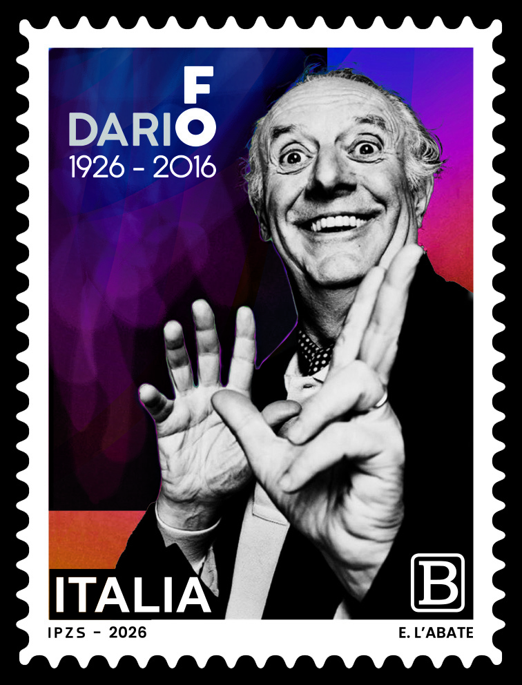 Dario Fo, cento anni dalla nascita: francobollo commemorativo