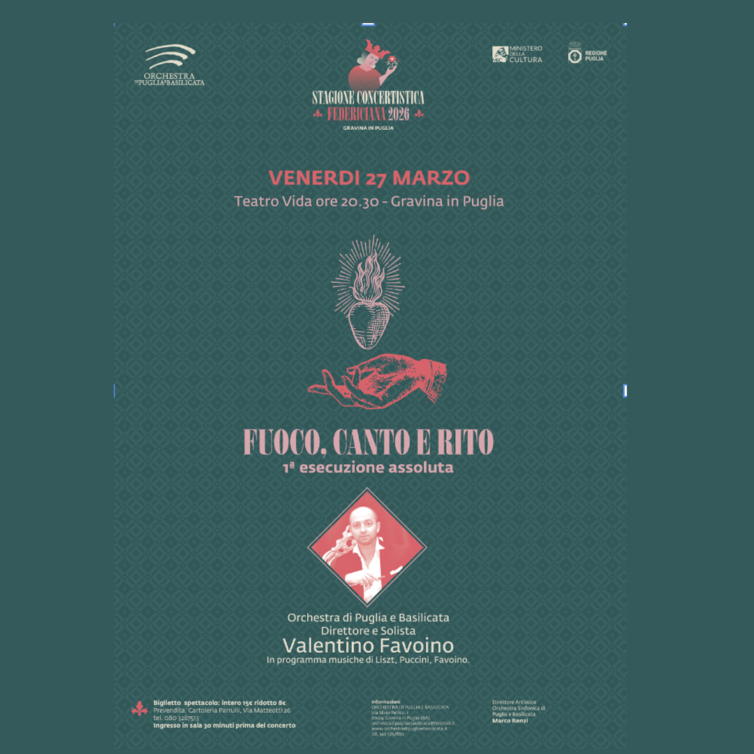 gravina in puglia stasera fuoco canto e rito orchestra di puglia e basilicata da Noinotizie.it gravina in puglia stasera fuoco canto e rito orchestra di puglia e basilicata