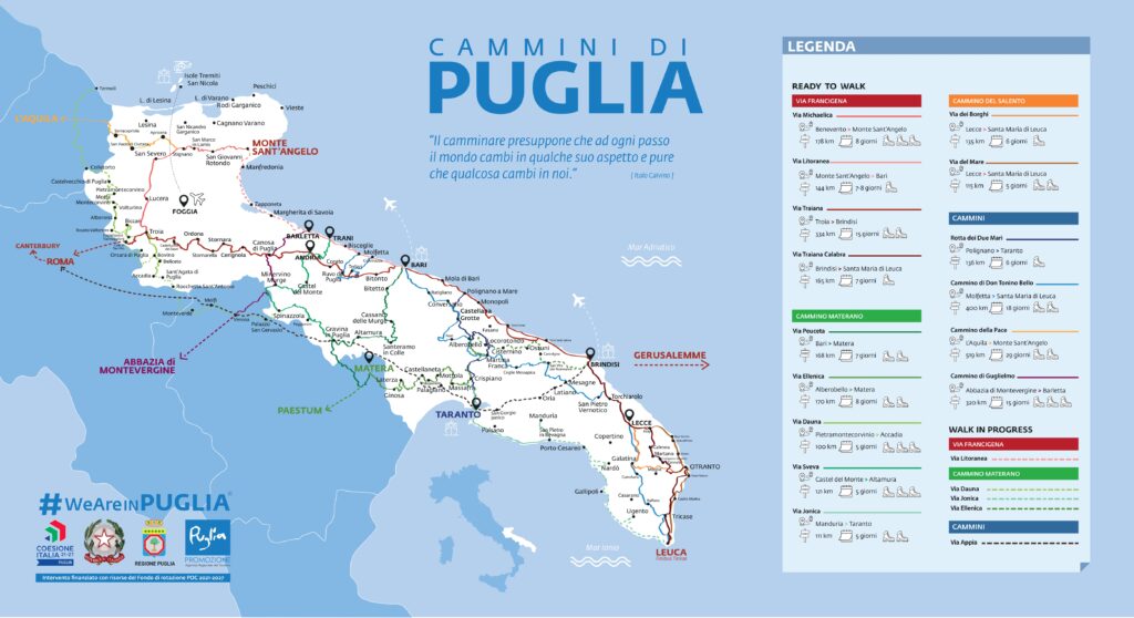 Grandi cammini di Puglia: “i viandanti alla riscoperta dei territori”
