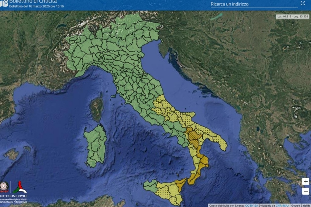 maltempo allerta basilicata in codice arancione come zone di calabria e sicilia puglia in giallo protezione civile previsioni meteo da Noinotizie.it maltempo allerta basilicata in codice arancione come zone di calabria e sicilia puglia in giallo protezione civile previsioni meteo