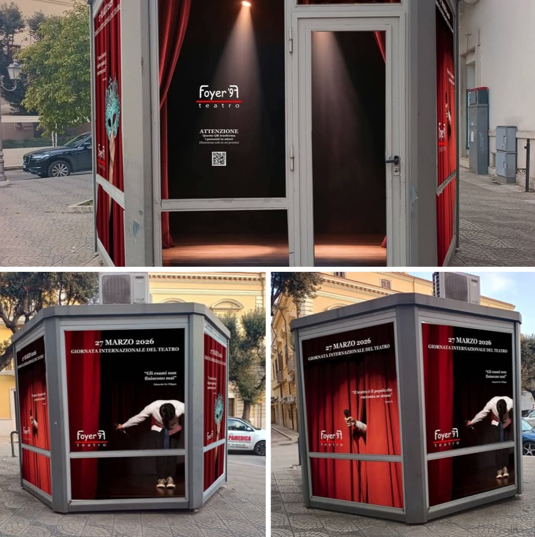 san severo l8217edicola diventa il teatro pi249 piccolo del mondo sei posti spettacoli fino a stasera da Noinotizie.it san severo l8217edicola diventa il teatro pi249 piccolo del mondo sei posti spettacoli fino a stasera