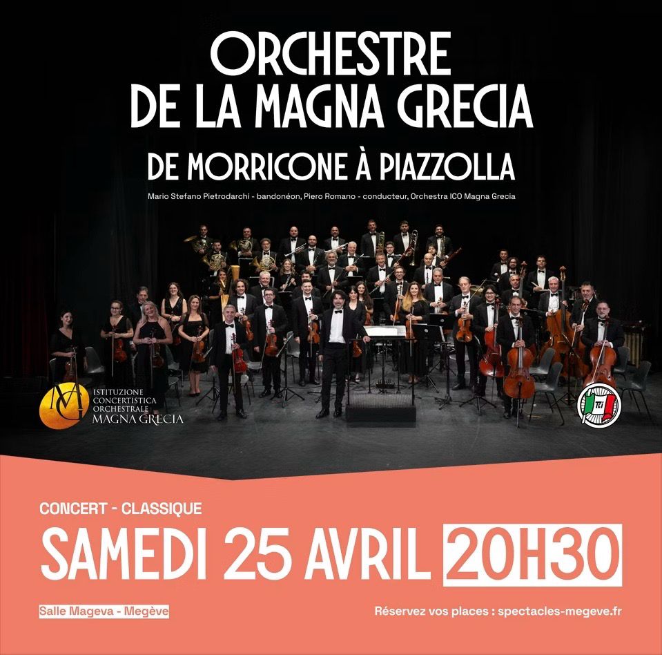Orchestra della Magna Grecia: oggi e domani concerti in Francia A Megève e Combloux