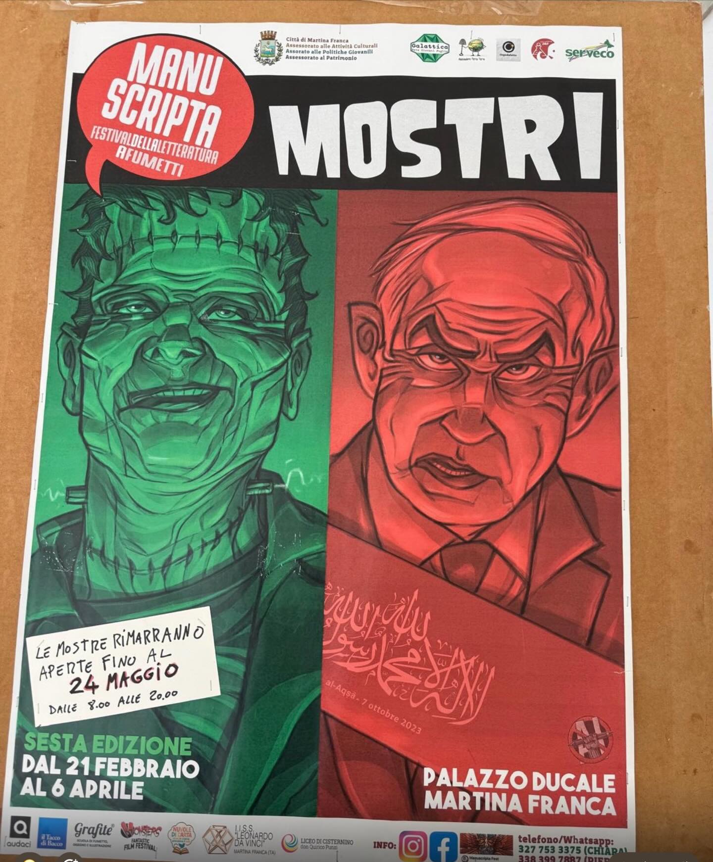 La mostra di Martina Franca: “bieca iconografia antisemita zarista o nazista”? Il curatore: parere superficiale