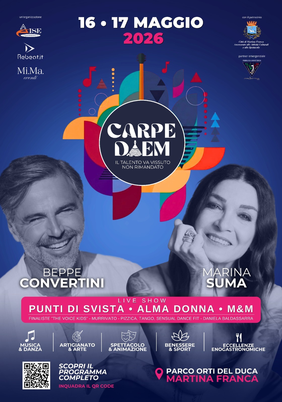 Martina Franca: “Carpe diem” Oggi e domani