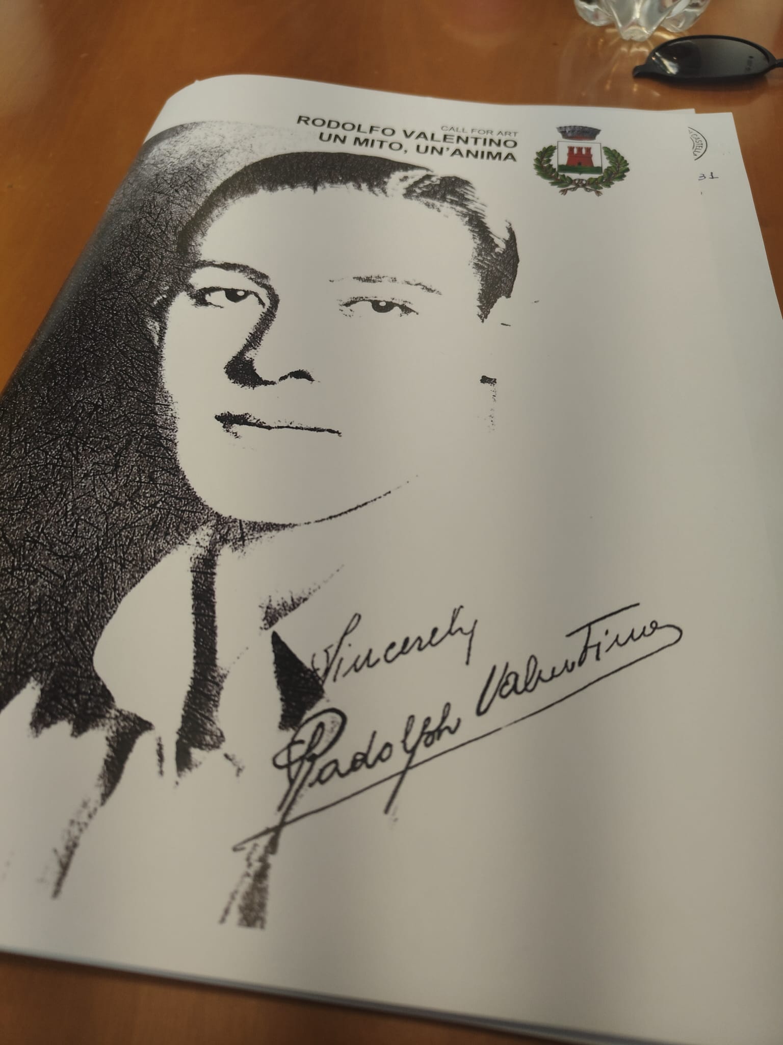 Castellaneta: rese pubbliche le opere selezionate per il contest “Call for art Rodolfo Valentino” Iniziativa del Comune